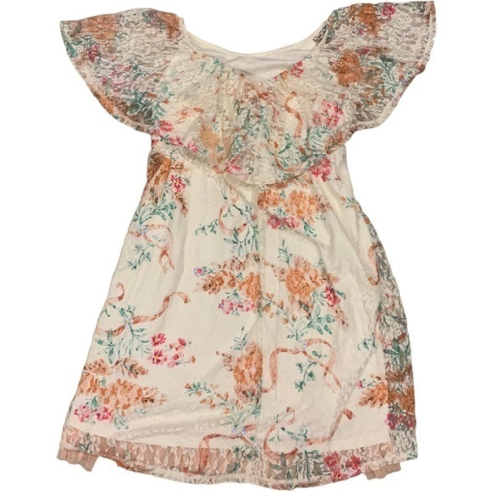 Disney D-Signed Girl's Beauty And The Beast Dress Lined Soft Medium 10/12